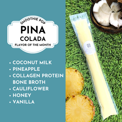 Smoothie Pop Flavor of The Month: Pina Colada