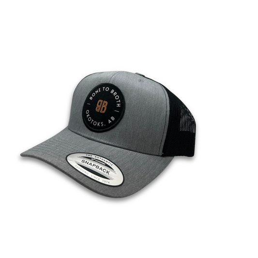 Bone To Broth Baseball Cap Black Patch